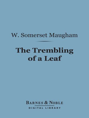 cover image of The Trembling of a Leaf (Barnes & Noble Digital Library)